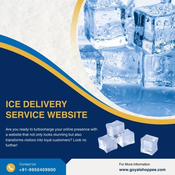 Ice Delivery Website Design