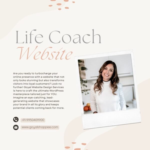 Life Coach Website Design