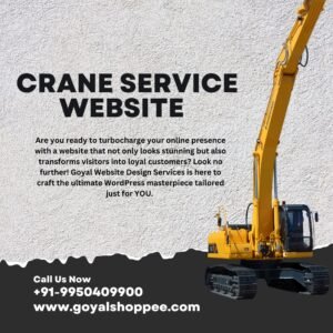 Crane Service Website Design