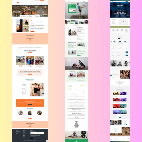 Yoga Instructor WordPress Website Design